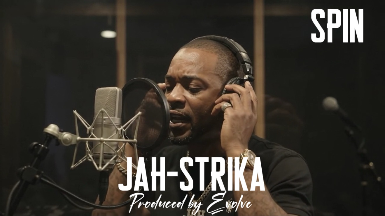 Jah-Strika in the studio